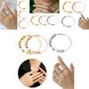 Fashionable And Specially Designed Sterling Silver Rotating Beaded Finger Ring For Women