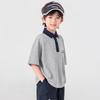 Boys' Summer Embroidered Polo T-Shirt
