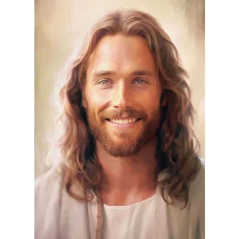 Christian Jesus with Sheep and Virgin Mary Poster Canvas Painting Print Catholic Wall Art with Bible Verse for Farmhouse Home D