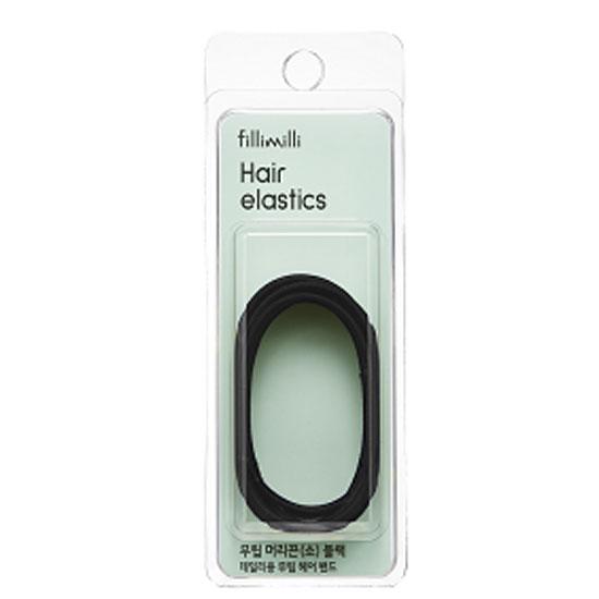 Filimili tipless hair band (small) black 6P