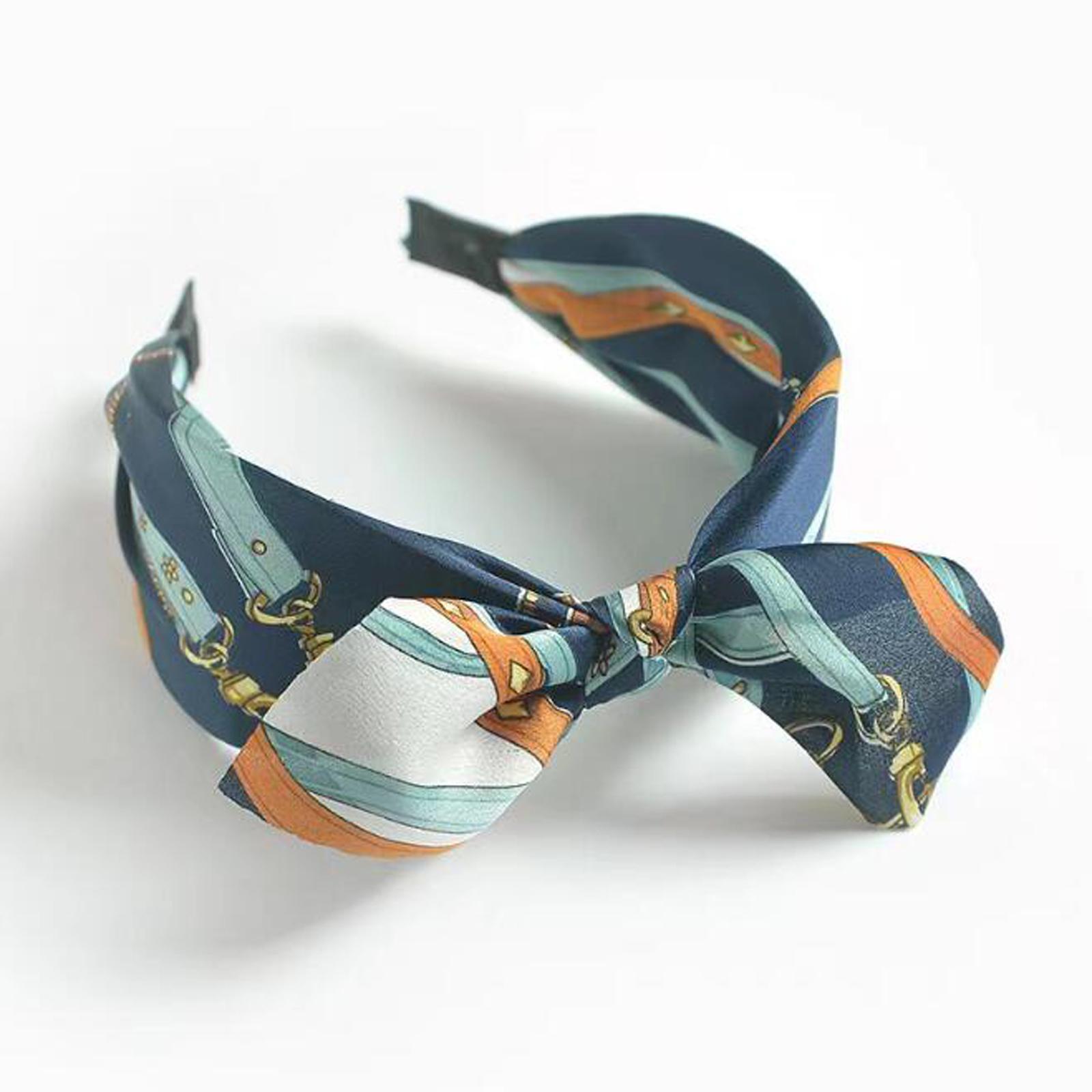 Nieuwe Mode Hoofdband Voor Vrouwen Bohemia Bloemen Haarband Grote Strik Turban Volwassen Hoofddeksels Haaraccessoires gray