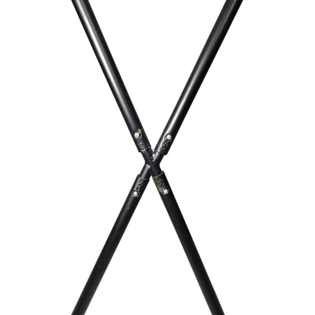 Folding Iron Butterfly Chair Stand – Indian Handmade Black Powder Coated Finish Iron Butterfly Chair Frame - Iron Openable Frame