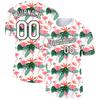 Flamingo Grafika 3D Tisk S Vlastním Jménem Dres Pánské Tričko Krátký Rukáv Posilovna Sport Fitness Havajský Styl Trička