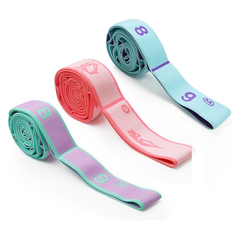 Yoga Gummiband für Pilates Elastische Übungsbänder Widerstand Körperliche Fitness Spannband Tanz Gymnastik Mädchen Accessoires