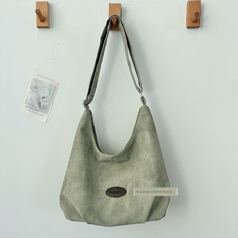 

Сумка Женская Осенняя Студенческая Классная Сумка-Тоут для Поездок Dual-purpose Green pendant-free