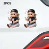Cute Blonde Doll Car Vinyl Decal - Easy Apply Auto Body Sticker for Decoration And Protection Q81