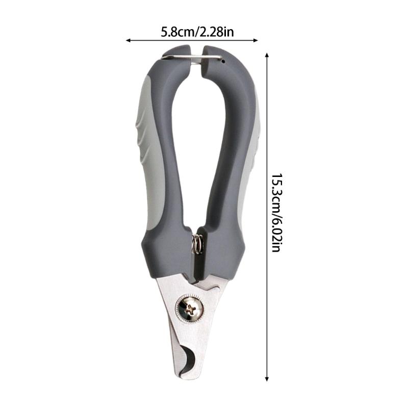 All Size Pet Nail Clippers With Protective Guard Stainless Steel Blade and Grooming File for Small Dog Cats Grooming Use