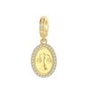 New 925 Silver Creative Golden Charms Insect Pendant Leopard Gem Keychain Stainless Luxury DIY Bracelet Necklace Retro
