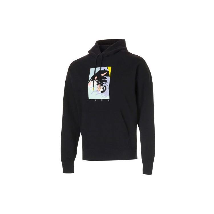 PUMA Fierce Cat Graphic Hoodie Black Men s 579093-01 M