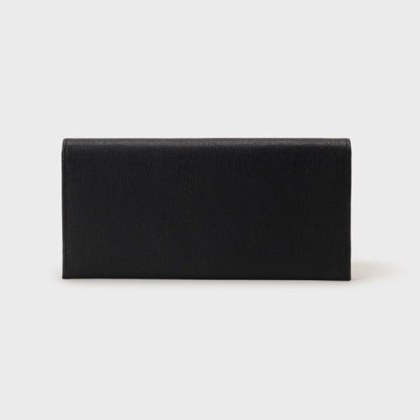 Takeo Kikuchi Long Embossed Color Green 00 Men's Wallet, Leather, Block, (622) (FREE)