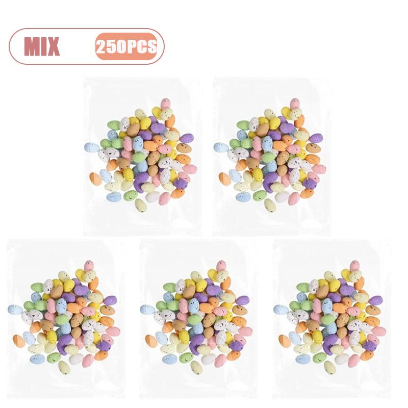50-500PCS Easter Mini Colored Eggs Realistic Speckled Dove Eggs Desktop Ornaments Landscape Arrangement Wreath DIY Accessories