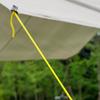 Lina wiatroszczelna do użytku na zewnątrz Ultralekka linka namiotowa z regulatorem napinacza Odporna na zużycie Super wytrzymałość na rozciąganie Odblaskowe linki kempingowe