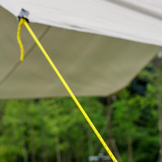 Lina wiatroszczelna do użytku na zewnątrz Ultralekka linka namiotowa z regulatorem napinacza Odporna na zużycie Super wytrzymałość na rozciąganie Odblaskowe linki kempingowe