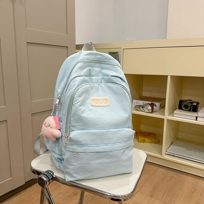 Schultasche Schultasche neuer College-Rucksack Mittelschule Japanisch schlicht klein frisch Campus-Rucksack große Kapazität Freizeitrucksack
