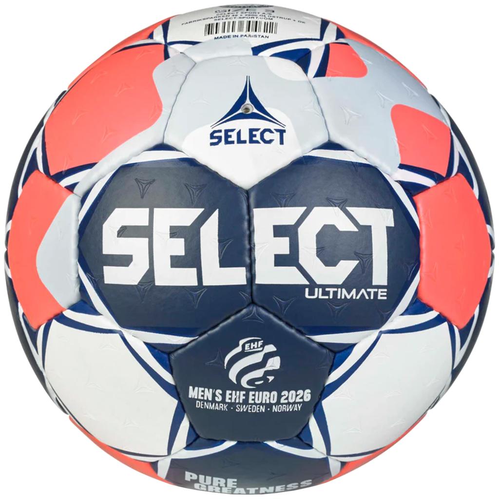 Select Ultimate EHF Euro Men V26 Official Handball, Unisex Navy Handball