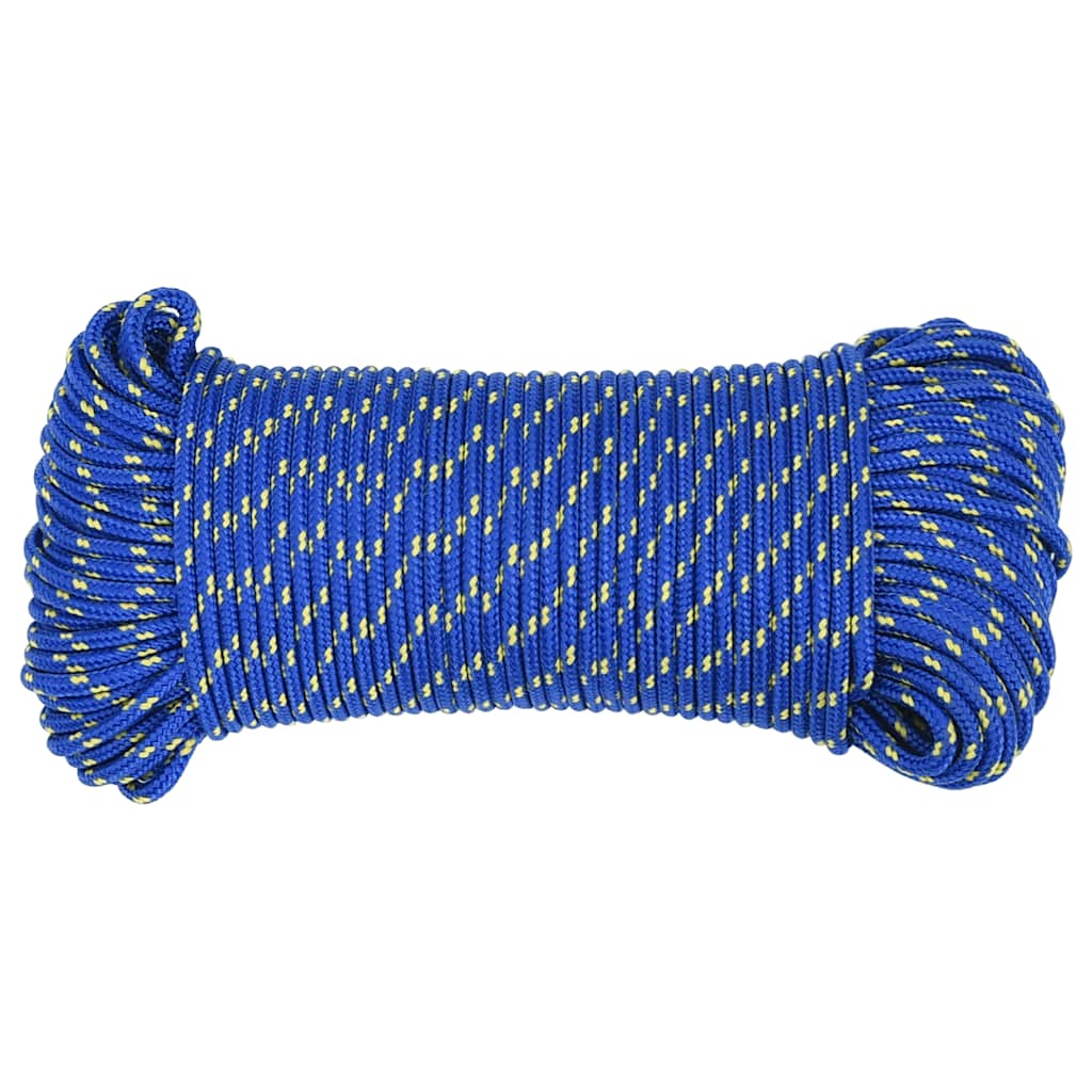 Boat Rope Blue 4 Mm 25 M Polypropylene