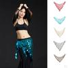 Belly Dance Costumes Hip Scarf Wrap Belt Skirt Sequins Triangle