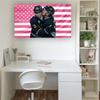 Heißer Rivalität Shane Und Ilya Flagge Rosa USA Flagge Wandteppich Perfektes Geschenk Für Fans Romantische Wandatmosphäre Dekor Zubehör