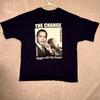 A1 Barack Obama The Change Began With The Dream Shirt Adult 2XL XXL Blue Mens