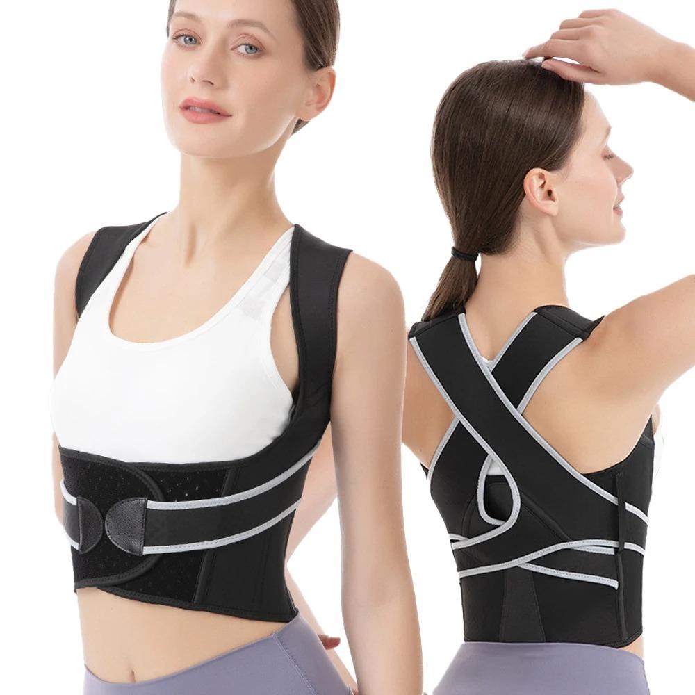 Posture Corrector for Men and Women Back Brace for Upper and Lower Body Support Adjustable Straightener with Pain Relief