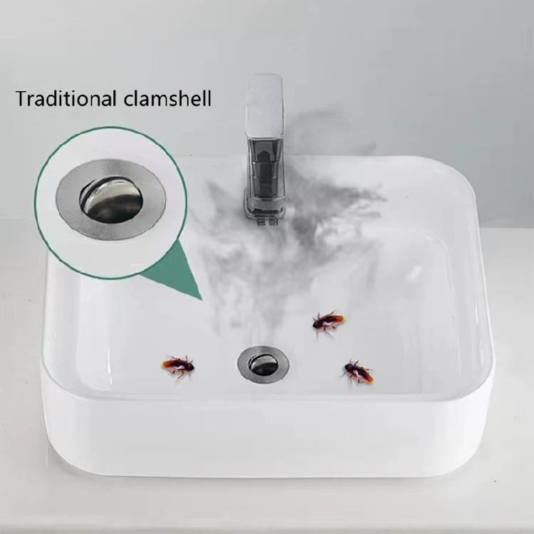 Sink Drain Plug Anti-clogging Push-type Bounce Cores Shower Drain Hair Catcher