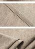 Dual-Sided Full Blackout Imitation Linen Curtains