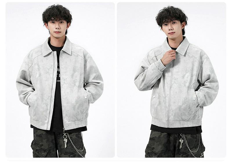 Men's 2025 Autumn Casual Loose Gradient Jacket - Trendy, Handsome, Youthful Outerwear