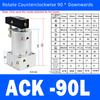 Clamping Rotary Cylinder SRC25/32/40/50/63R-L Small ACK Pneumatic Angle 90 180 Degree Downward Pressure