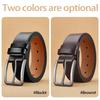 Men's High-end Leather Belt with Pin Buckle for Casual Wear, Trendy and Versatile for Young Men and Students Korean Style