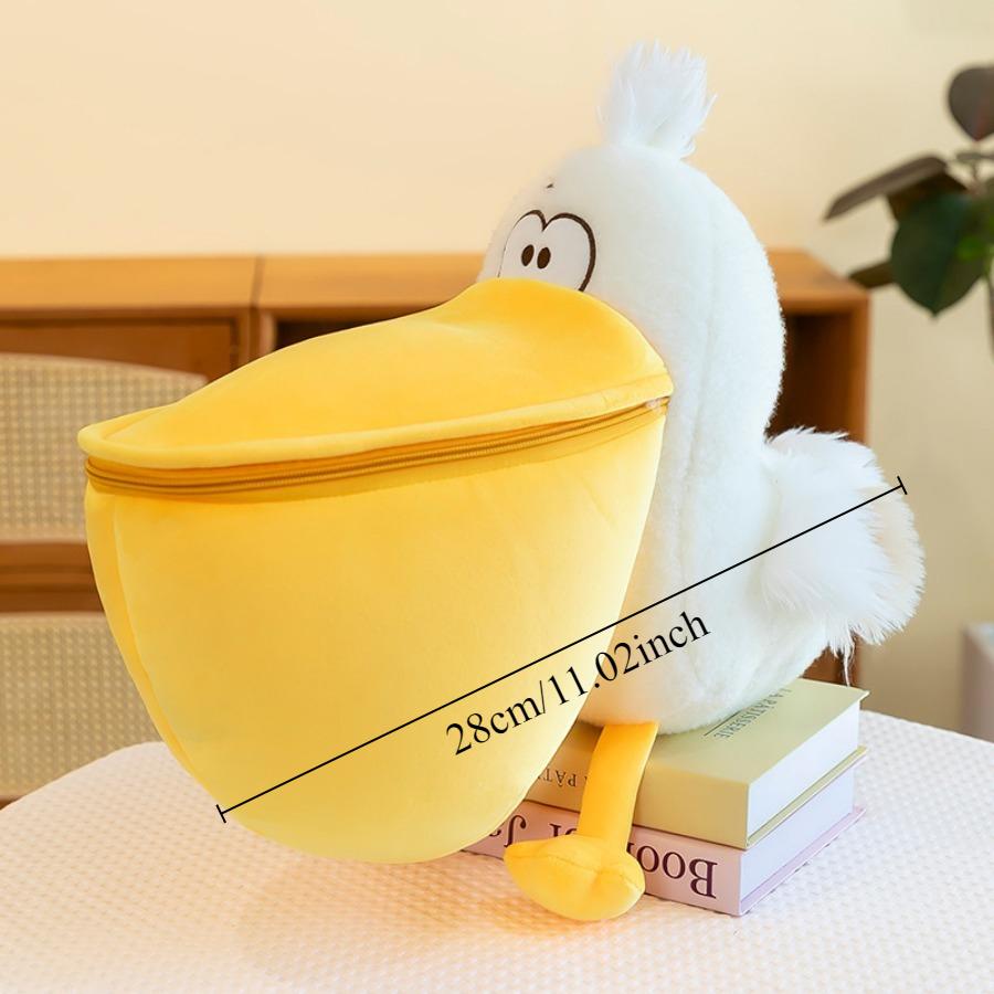 Pelikan Capybara Plüschtier Großer Mund Vogel Plüschtier Capybara Plüsch Flauschiges Spielzeug Cartoon Süßes Tier Stofftier Geburtstag Geschenk