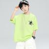 Boys' Short sleeved Thin T-shirt 2026 New Mid to Large Children's Summer Top Children's Quick drying Fried Street Summer Fashion T