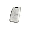 Volkswagen Magotan/Passat B8/Arteon Key Cover: Silver Quicksand Soft Rubber Protective Shell