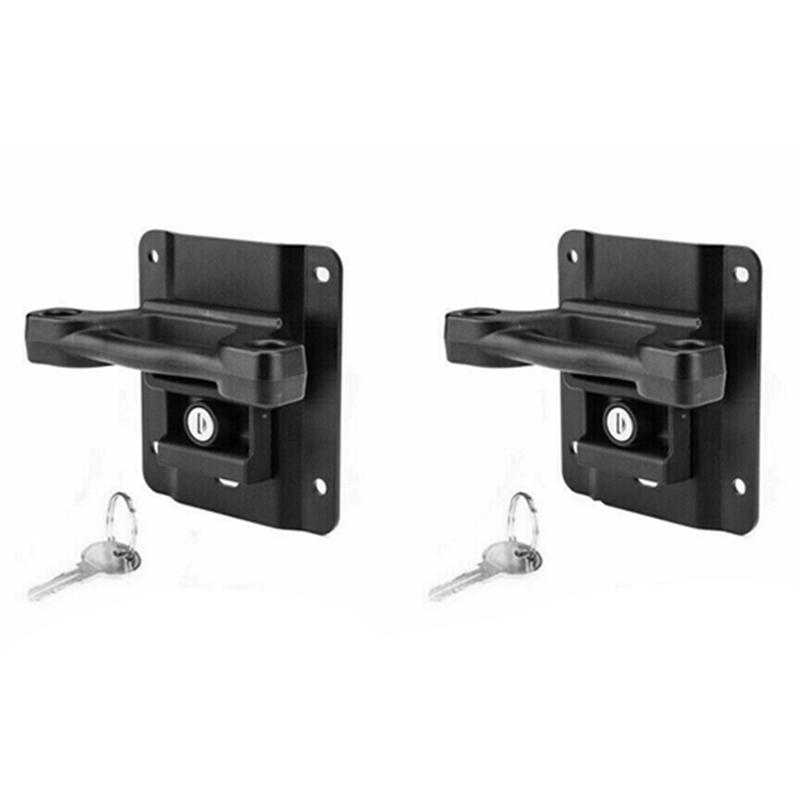 ABLZ-For Ford F150 2015- Locking Bed Tie Down Cleats Anchors+ Tie Down Plates 2 Sets FL3Z-99000A64-B