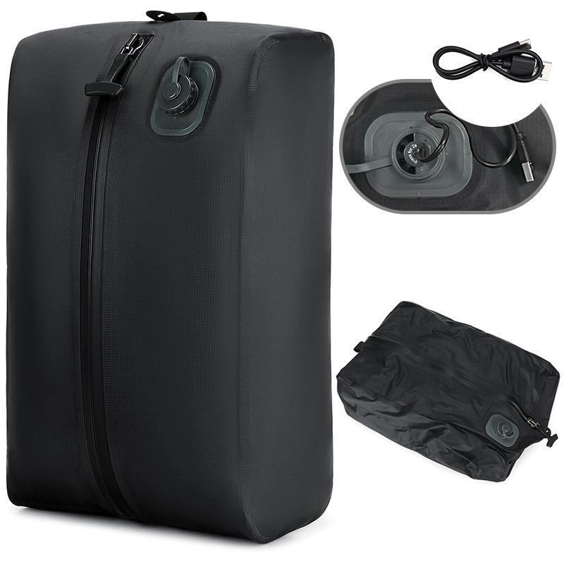 Vacuum Compression Storage Bags with Built-in Pump for Travel Luggage Space Saving Clothes Organizer Backpack Use