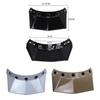 Vintage 5-Snap Visor Peak Replace for Motorcycle Helmet Easy Install Durable
