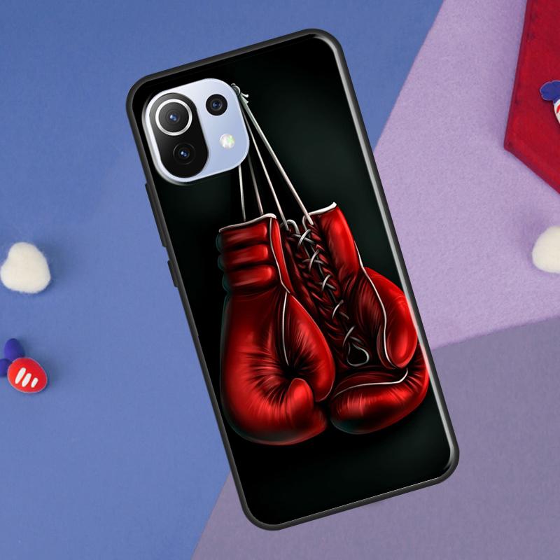Boxing Gloves Cover For Xiaomi 14 Ultra 13 11T 12T 13T 14T Pro POCO X7 X6 Pro X3 X5 F3 F5 M6 F6 Pro Case