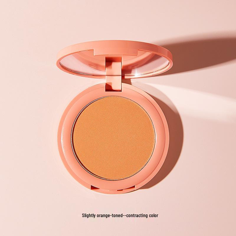 

Vibrant Single-Color Blush Matte Highlight in Natural Nude - Micro-Drunk Orange