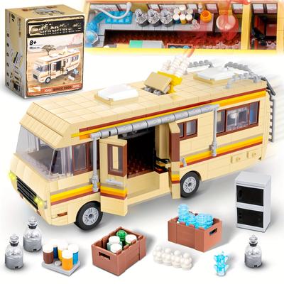 Break Bad RV Building Blocks Kit Creative Van House Camper Toys Building Blocks Σετ οικοδομών DIY Παιχνίδι οχήματος για παιδιά ενήλικες
