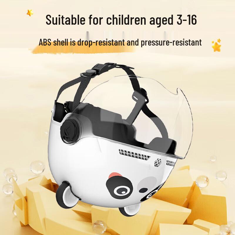 Adandyish Parent-Child Electric Motorcycle Half Helmet