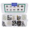 250Pcs Tactile Push Button Switch 10 Types Micro Switch Kit for DIY Electronic Products