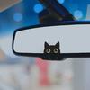 Yousheng Car Sticker, Waterproof PVC Self-adhesive Traceless Auto Decal, Spy Black Cat Pattern Car Sticker for Fuel Tank Caps Windows Luggage