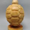 Mini Natural Wood Figure Collector Doll Wooden Sculpture Wood Carving Ornament 7cm x Width x Depth Roshi-sennin (Height 4.5cm 4cm)
