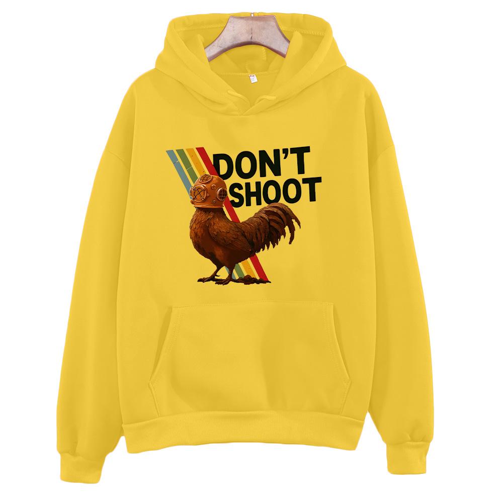 Grafica Non Sparare Felpa con Cappuccio ARC Felpe ARC Raiders Felpa per Giocatori Uomo Donna Felpa con Cappuccio Ispirata ad Arc Raiders Pullover Top Y2K Outfit coordinato per coppia