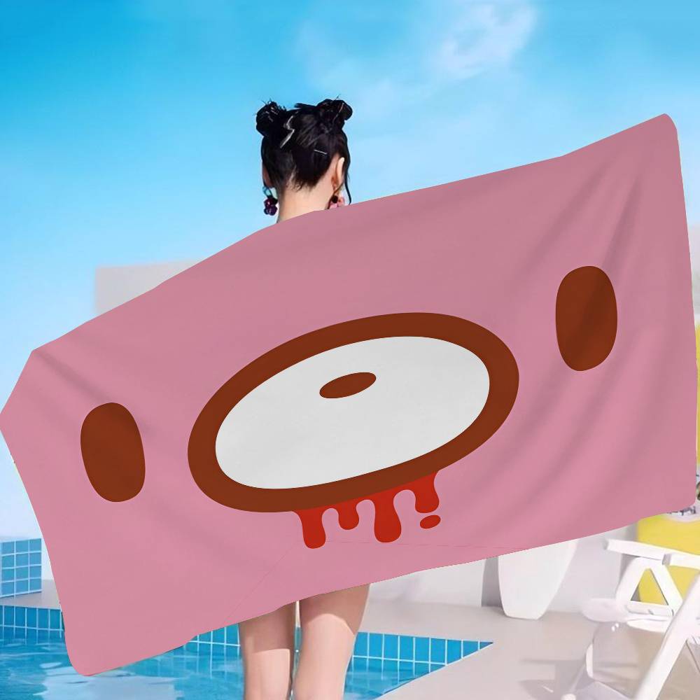 Trendy Image IP G-gloomy Bear Anime Beach Swimming Towel Soft Absorbent Washcloth Children's Gifts For Kids Travel Camping Gym