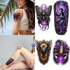 12pcs Temporary Tattoo Insect Designs Colorful Realism Mechanical Creatures Waterproof Long-lasting Body Stickers For Back
