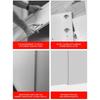 1/4PCS Cabinet Door Installation Tool Stainless Steel Cabinet Frame Fixture Household Portable Cabinet Door Mounting Jig Bracket