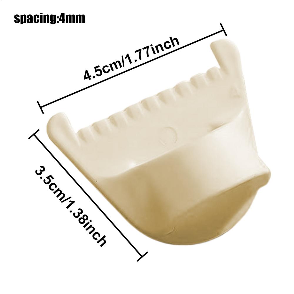 4 Stück DIY Handnähhilfen Fingerschutz Haushaltsnähen Kantenstich Rückstich Nähschablone Zubehör Schutzfingerhüte 0,3/0,4 cm