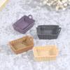 1/12 Dollhouse Miniature Mini Resin Storage Basket Model Accessories Toys