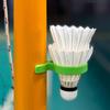1 ST Magnetisk Badmintonhållare Badmintonboll Fäst Hållare Bärbar Träningsbas Tränarverktyg för Hem Utomhusövning