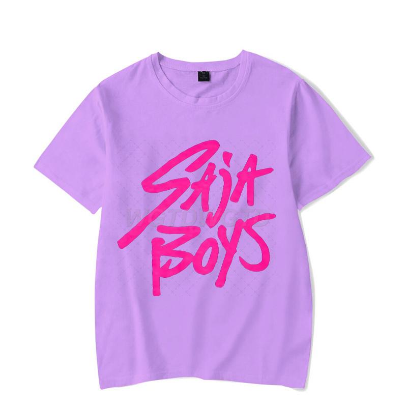 Saja Boys Jinu Print Men T Shirt Women Fashion KPop Demon Hunters Shirt Short Sleeve Casual Anime KPop Demon Hunters Streetwear